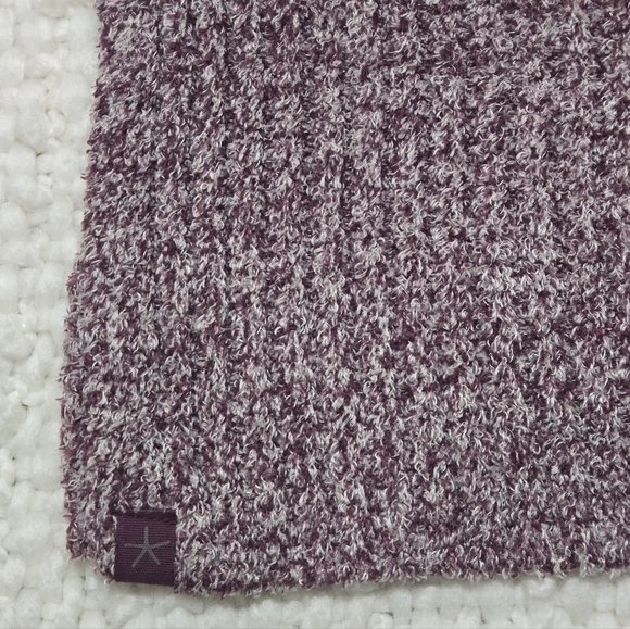 BAREFOOT DREAMS Cozychic Lite Montecito Cardigan Sweater Heathered Burgundy 1X - Picture 12 of 16